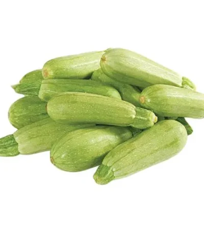 Pile of fresh baby marrow squash, perfect for cooking