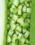 Fresh baby marrow dice GCC, ready for wholesale purchase in Dubai and UAE.
