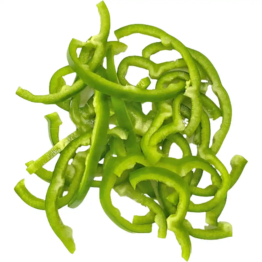 Capsicum Green Julienne Capsicum Green Julienne
