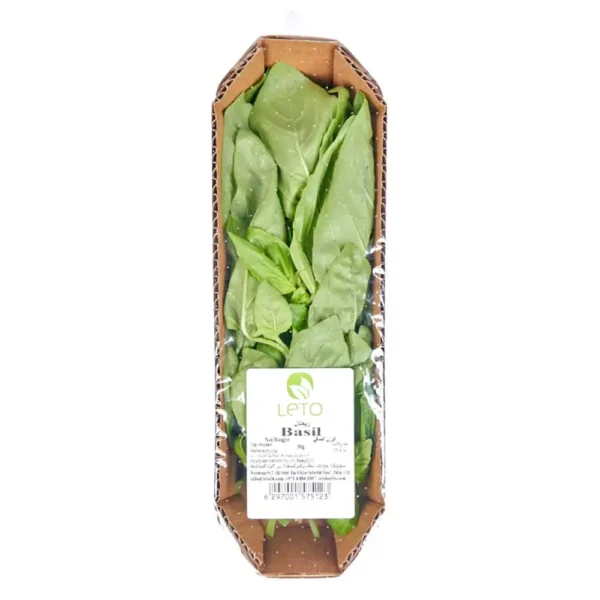 Green Basil Leaves
